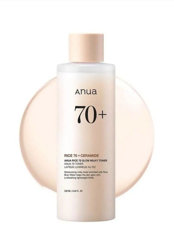 Anua Rice 70 +Ceramide Glow Milky Toner